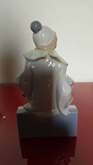 Figura Lladro Payaso Pierrot Acordeón