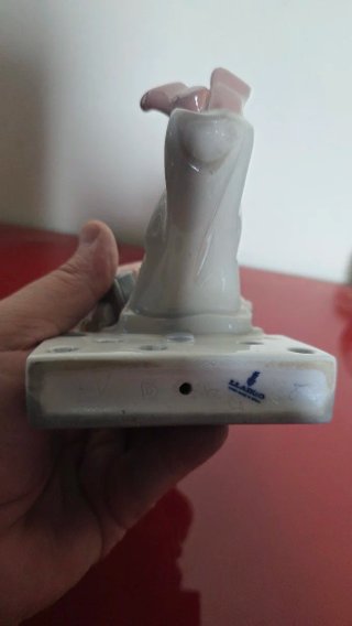 Figura Lladro Payaso Pierrot Acordeón