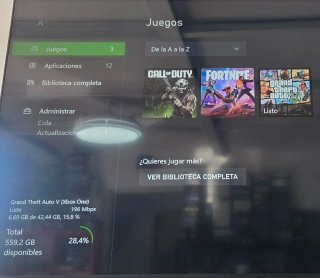 Xbox One Negra + GTA V