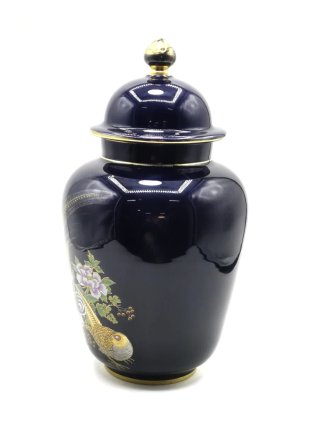 Precioso tibor antiguo de porcelana Capeans