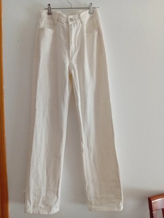 Pantalón vaquero blanco
