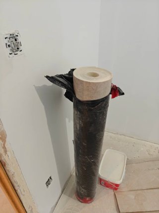 Suelo vinilo impermeable efecto mármol 2 rollos
