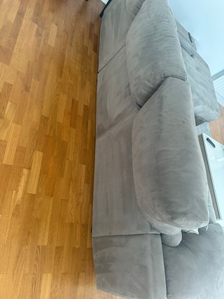 Sofá chaise longue 3 plazas gris