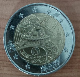 Moneda 2€ París 2024