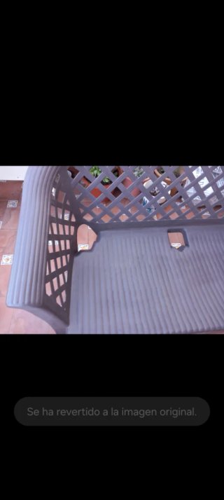 Conjunto mesa y banco terraza exterior