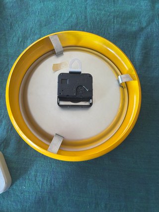 Orologio da parete BINO giallo vintage