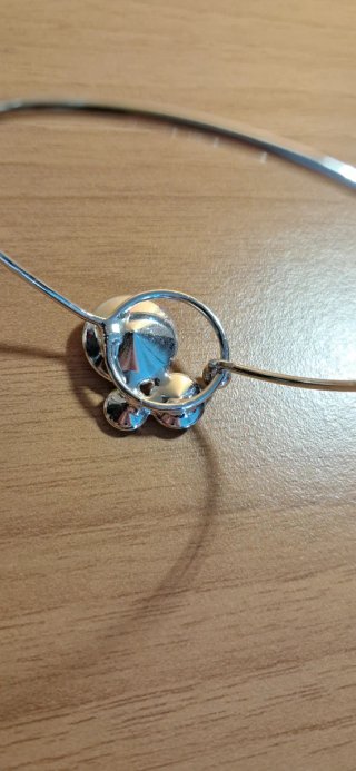 Coordinato Braccialetto e Collana Viola