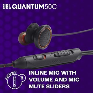 Auriculares JBL USB-C Negros y Rojos