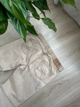 Vaqueros Rectos Identic Vintage Y2K Beige W34