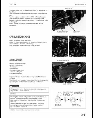 Manual Taller Honda XL200 '01
