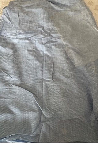 Lenzuolo matrimoniale con angoli azzurro/bianco