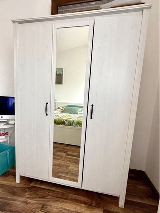 Cama Matrimonio IKEA Songesand Blanca