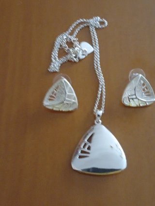 Conjunto Bronce y plata laminada