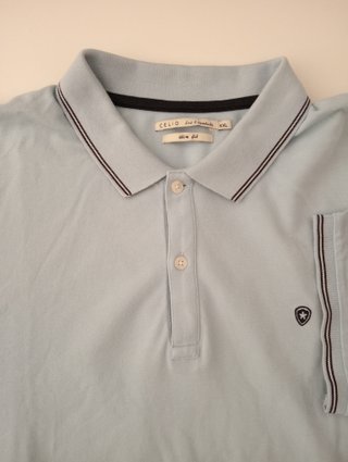 Polos CELIO XXL Beige y Azul.Como nuevos!