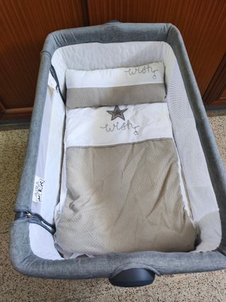 Minicuna, cambiador y hamaquita de bebe