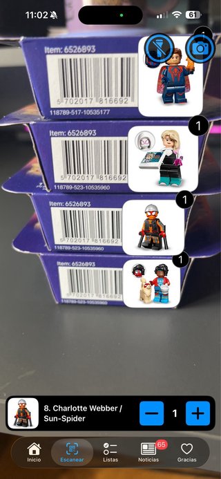 Lego Minifiguras Spider-Man 71050