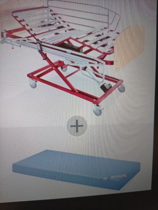 Cama ortopédica metálica a estrenar con colchón.