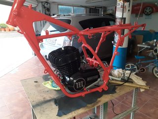 Montesa Enduro H6 Blanca y Amarilla