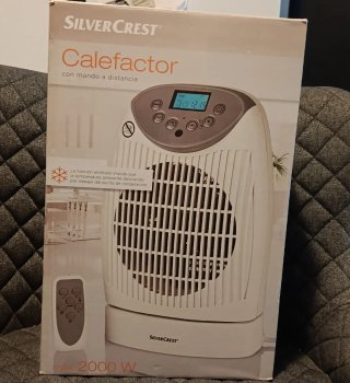 Calefactor Silver Crest 2000W con Mando