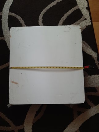 Tabla blanca con ruedas de medidas 50x5 cm