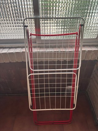 Tendedero plegable metal y plástico
