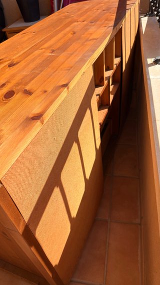 Cómoda Cajonera Madera Estilo Industrial