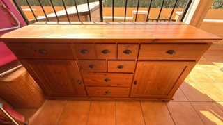 Cómoda Cajonera Madera Estilo Industrial