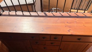 Cómoda Cajonera Madera Estilo Industrial