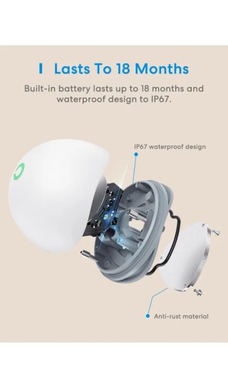 Detector Meross Agua WiFi HomeKit