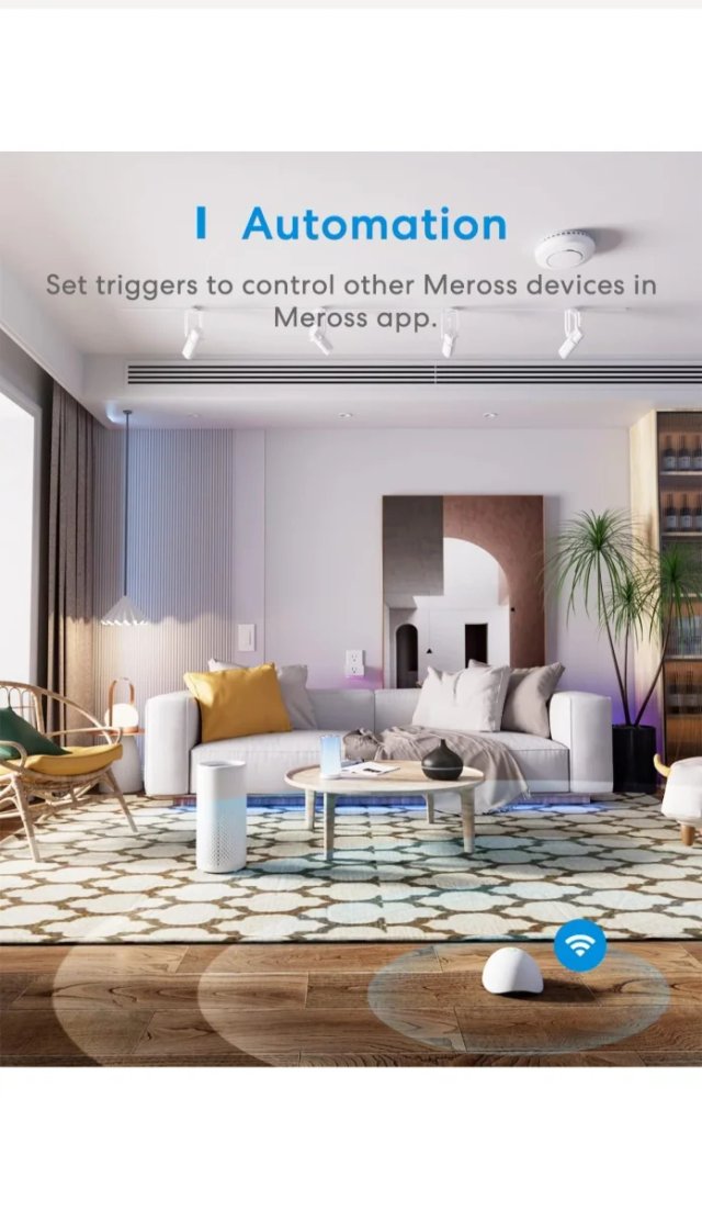 Detector Meross Agua WiFi HomeKit