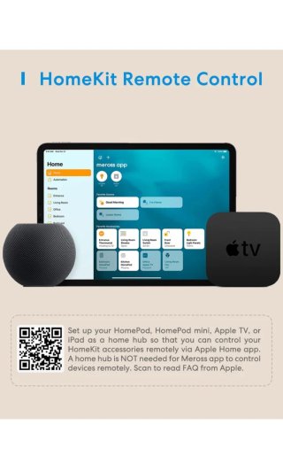 Detector Meross Agua WiFi HomeKit