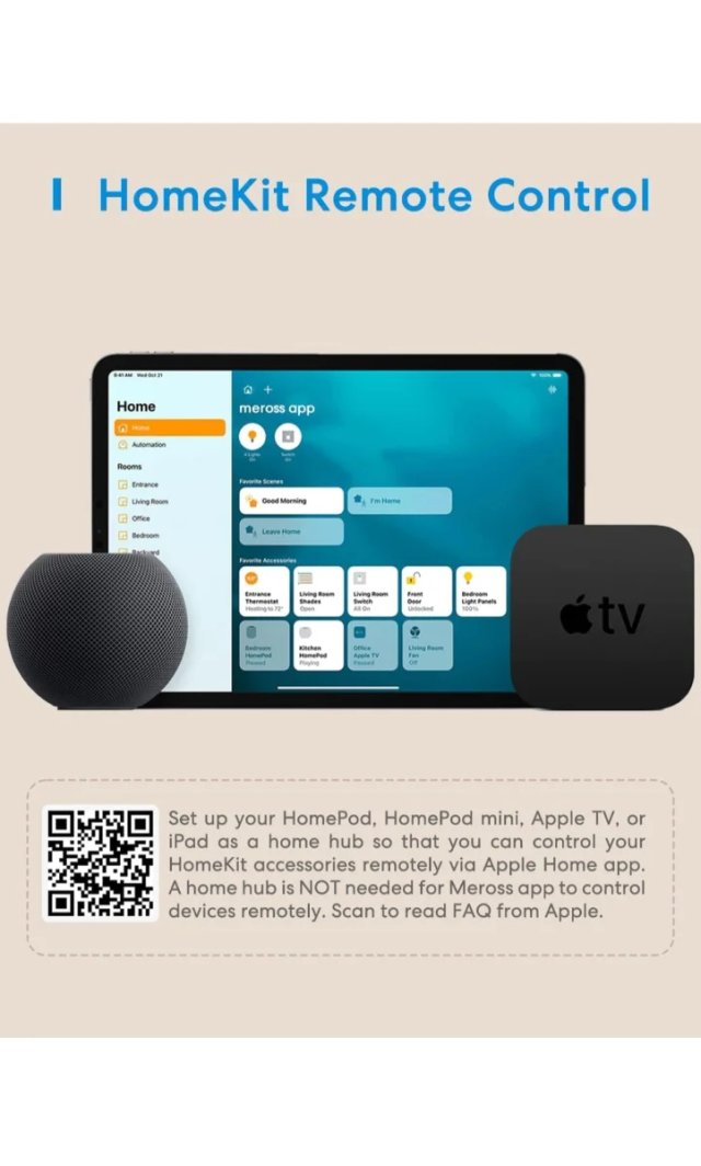 Detector Meross Agua WiFi HomeKit