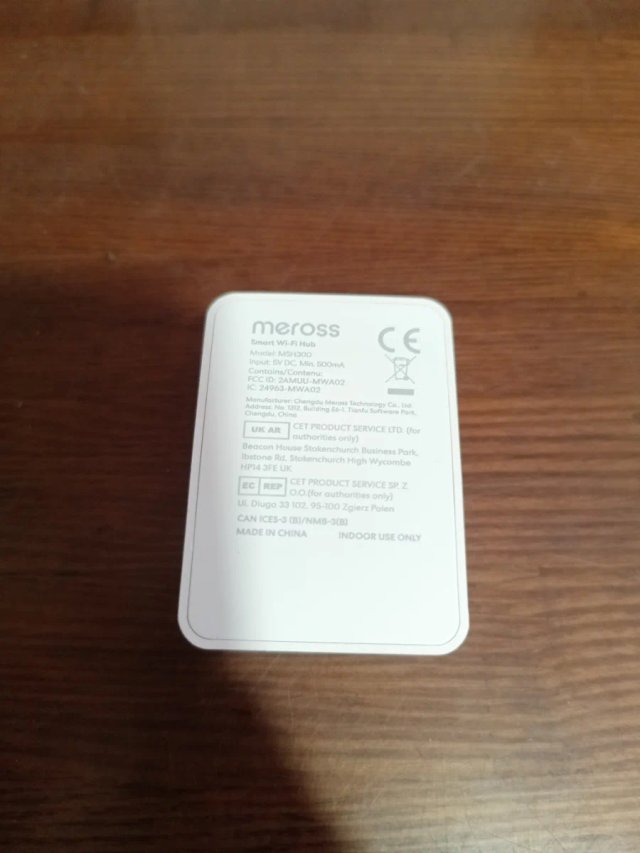 Detector Meross Agua WiFi HomeKit