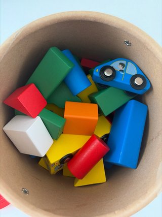 Juego Construcción Ciudad Madera
