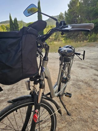 Bicicleta Eléctrica Ipsilon Lancia Gris