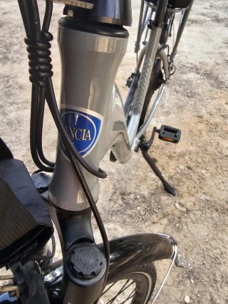 Bicicleta Eléctrica Ipsilon Lancia Gris