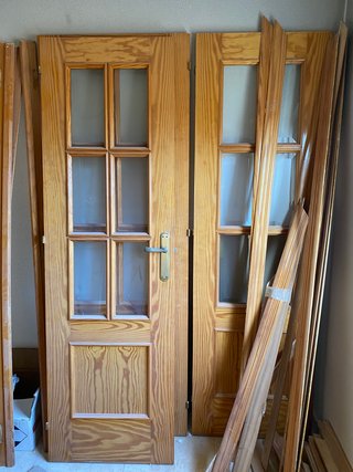 Puertas macizas de pino