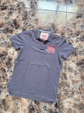 Superdry "Vintage Superdry JPN" Graphic Polo Shirt