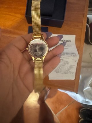 Reloj Festina Dorado Mujer