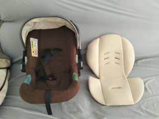 Carro de bebé 3 piezas: Silla, Capazo y Maxicosi