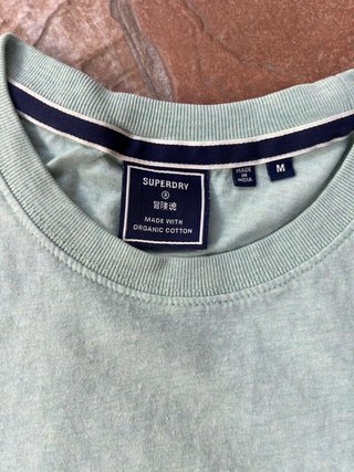 T-shirt Superdry Verde Menta Taglia M