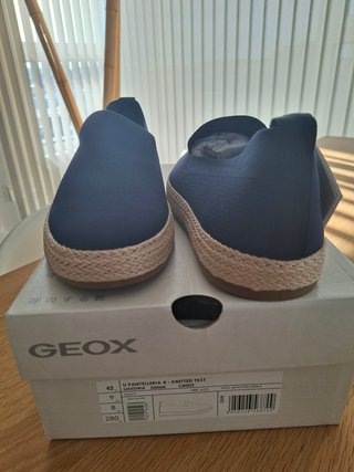 T42 Geox Nuevas Alpargatas Azules