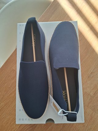 T42 Geox Nuevas Alpargatas Azules