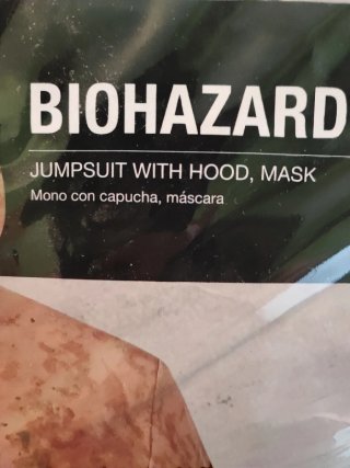 Disfraz Biohazard Zombie Talla M
