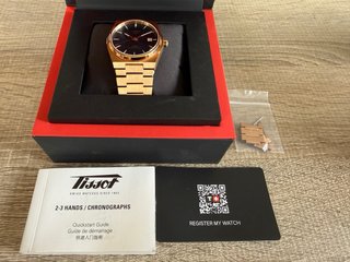Reloj Tissot PRX Powermatic 80 Oro Azul
