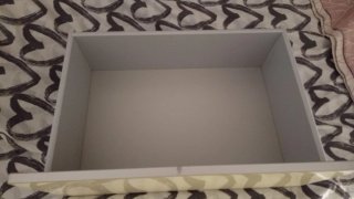 Cajón IKEA BESTÅ alto brillo blanco