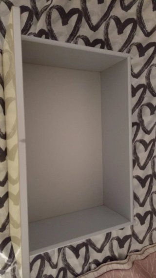Cajón IKEA BESTÅ alto brillo blanco