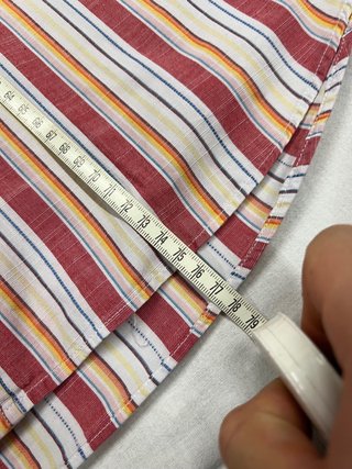 Camicia Navigare mezza manica righe cotone M