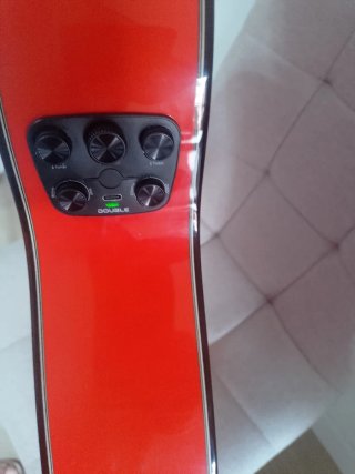 Guitarra Flamenca Autoamplificada Roja