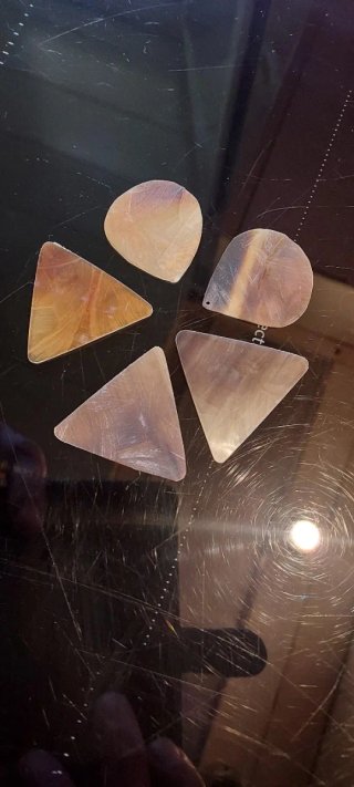 Púas de plectro antiguas